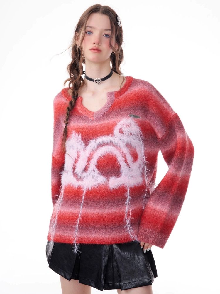 Striped Christmas Battle Sweater