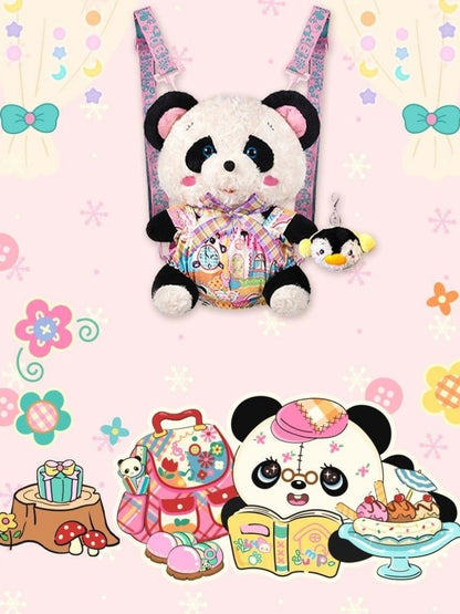 Panda Plush Doll Bag