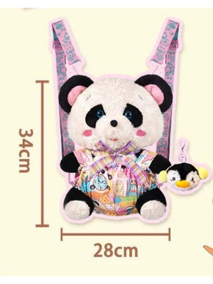 Panda Plush Doll Bag