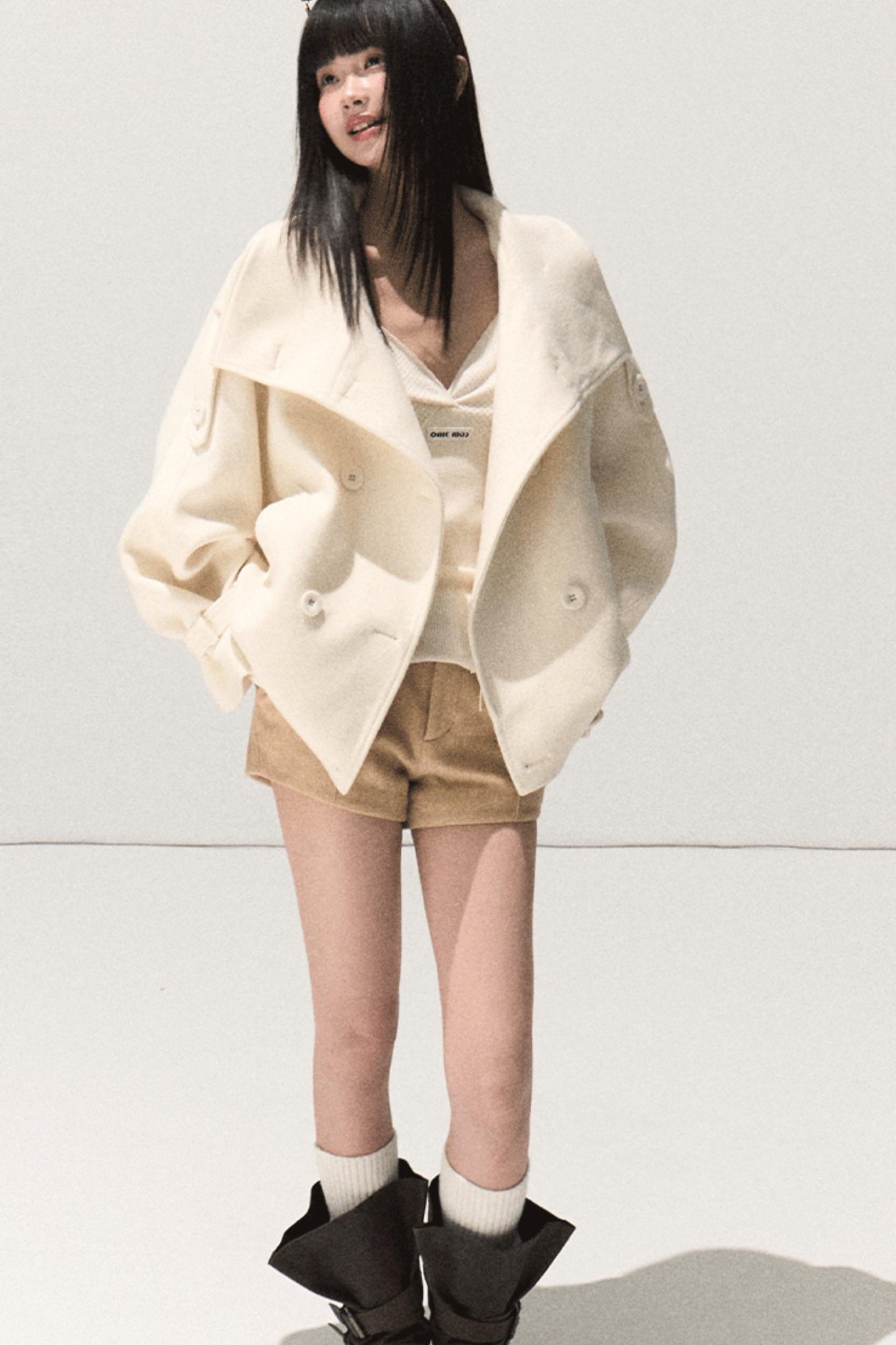 Night Pine Wool Shorts