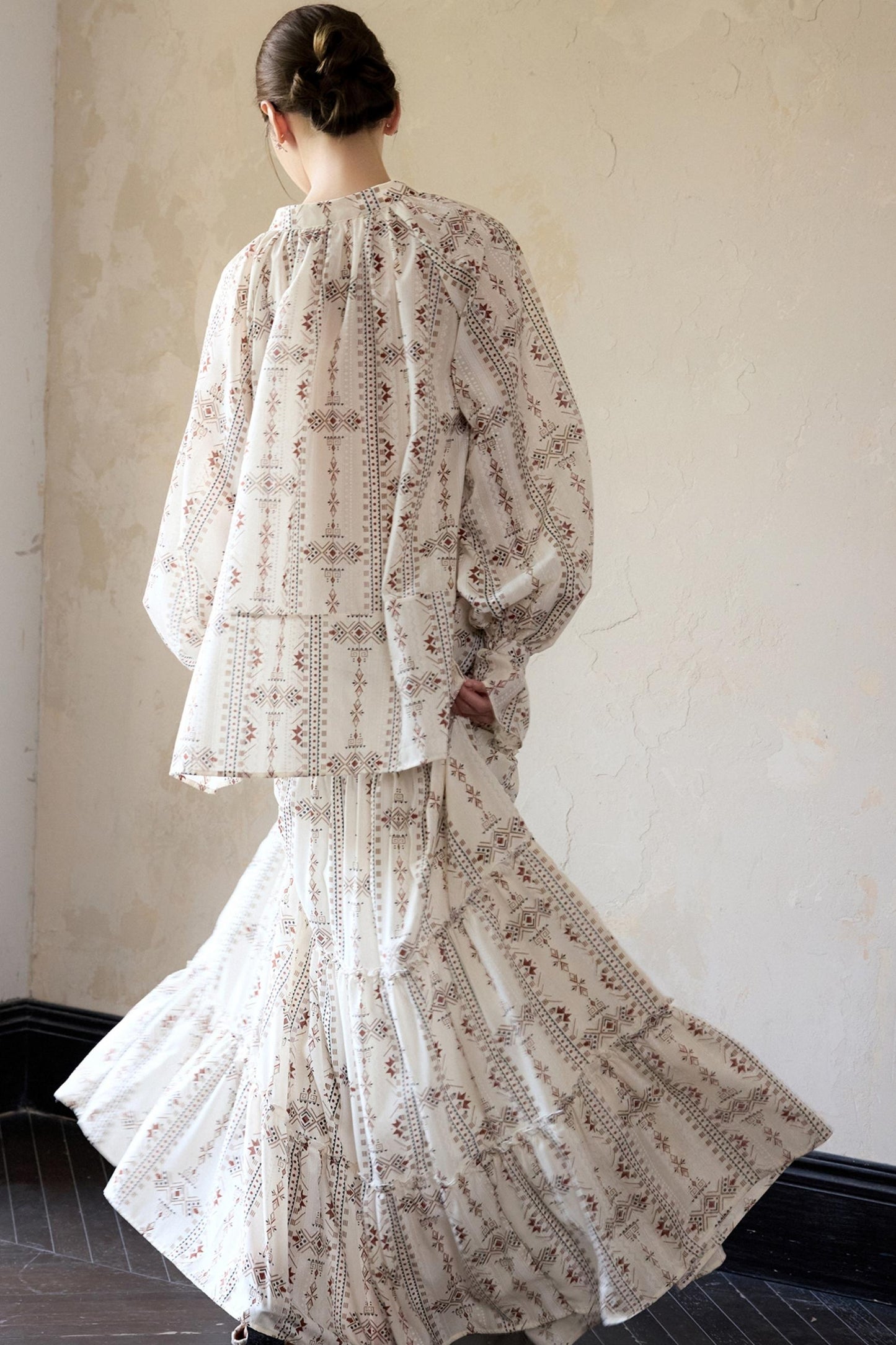 Retro National Resort Style Skirt