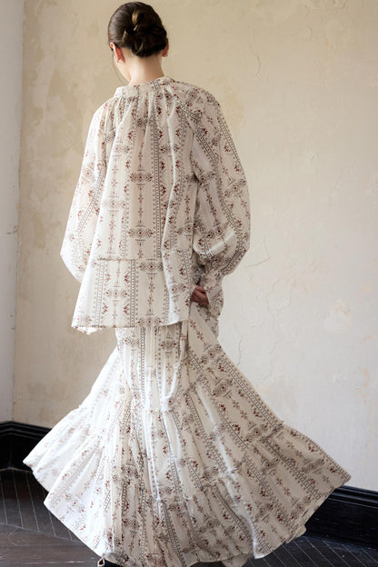 Retro National Resort Style Skirt