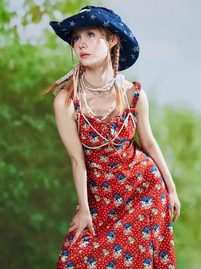 Red Halter Dress