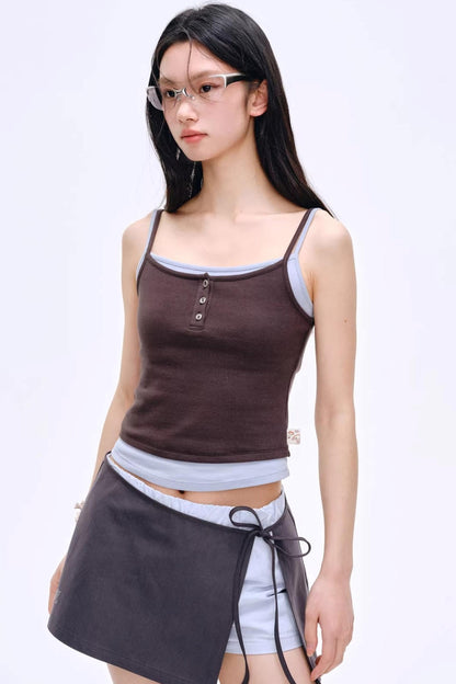 Trendy Color-Block Camisole