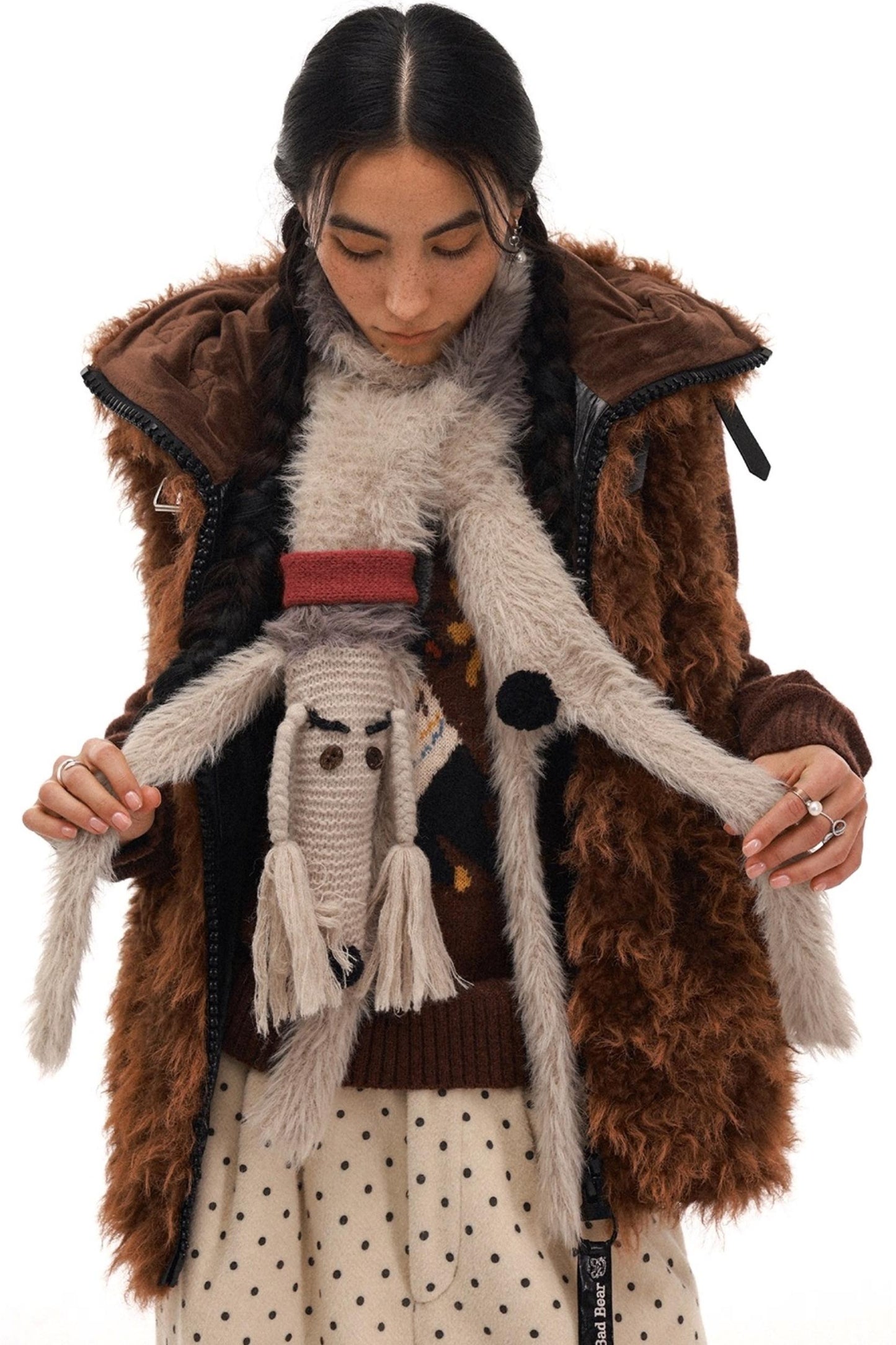 Mohair Wool Puppy Scarf