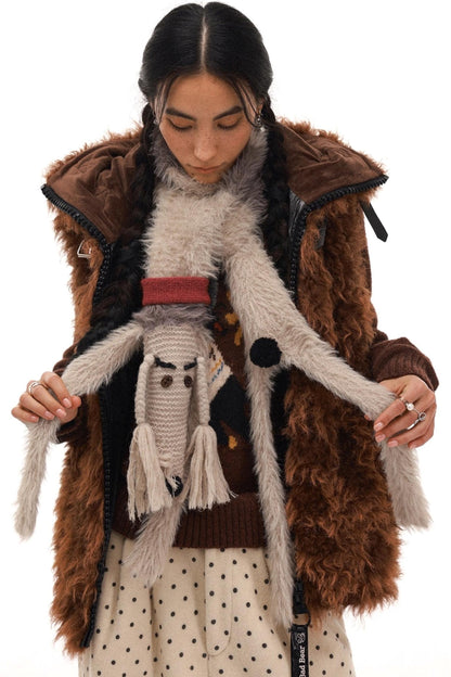 Mohair Wool Puppy Scarf