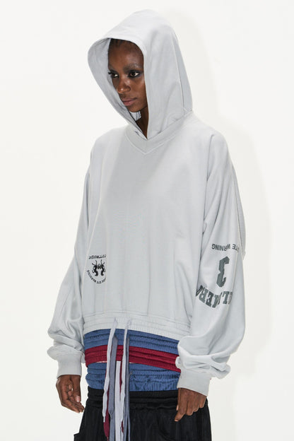 Layered Hooded Sweater Pants