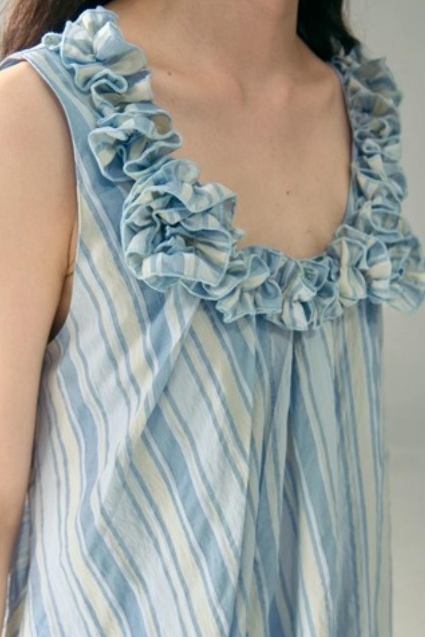 U-Neck Embroidered Dress