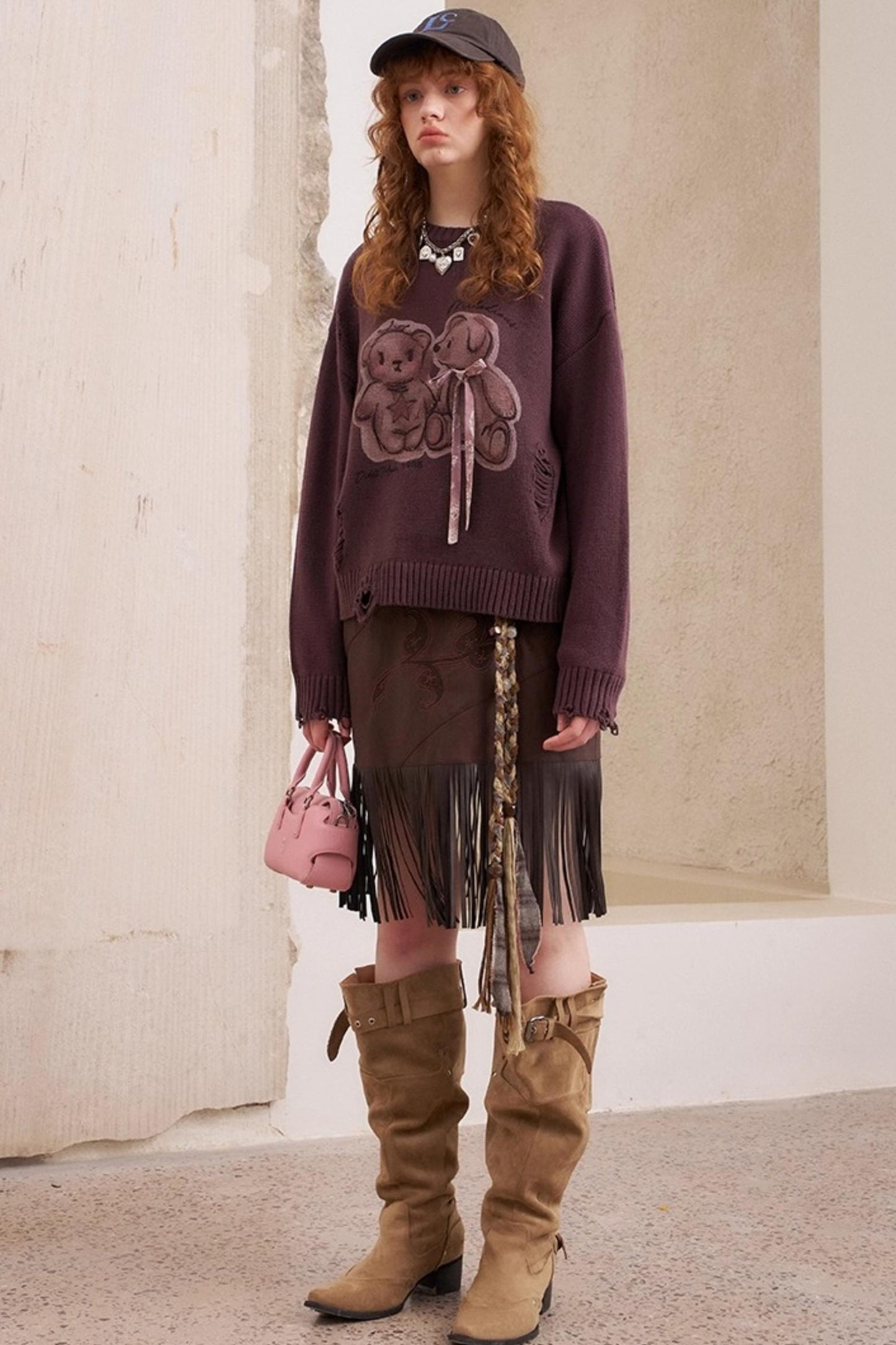 Bear Knitted Sweater