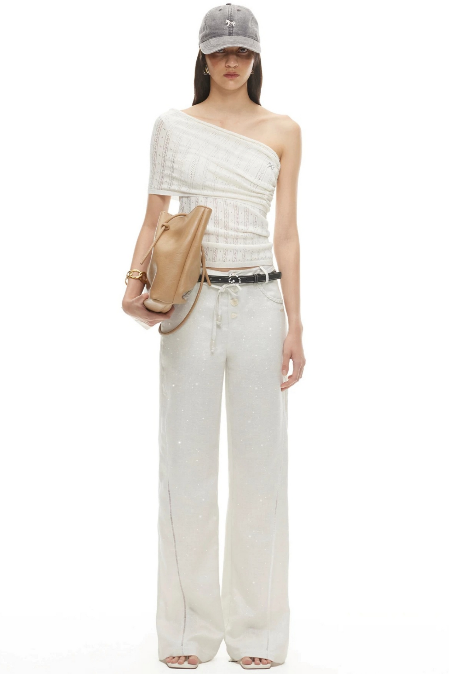 Asymmetrical Tencel Linen Top