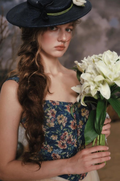 Azure Floral Vest Set-Up