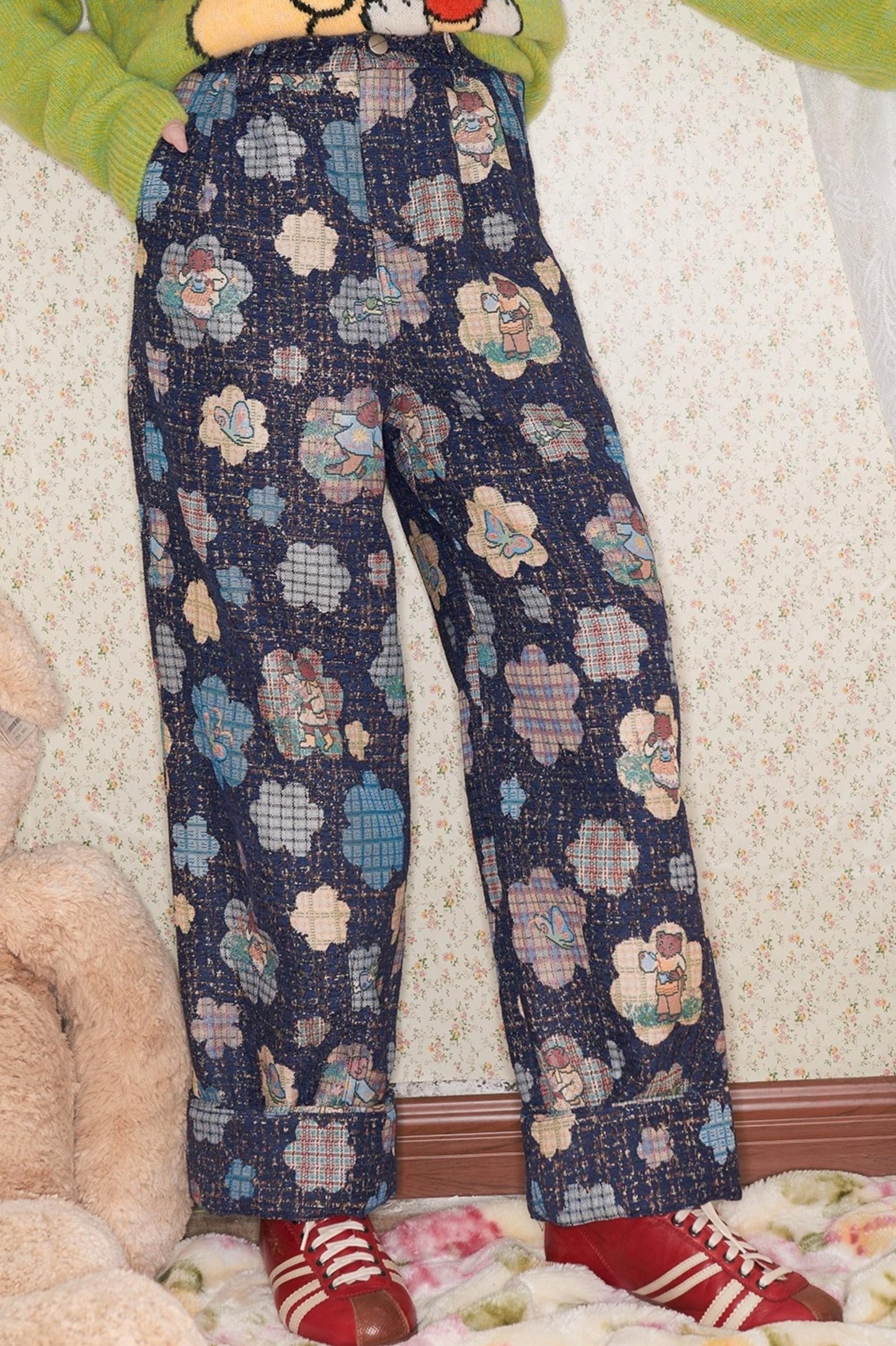 Autumn Flower Bear Skirt Set-Up