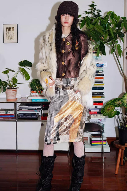 Gold Silk Glitter Jacket