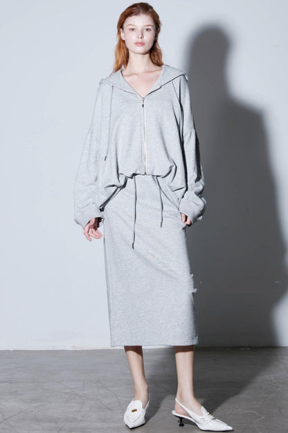 Comfort Cloud Cotton Hooded Sweatshirt Set-Up