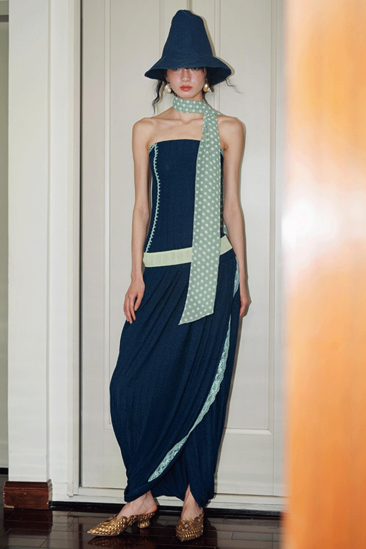 Full Length Silhouette Skirt