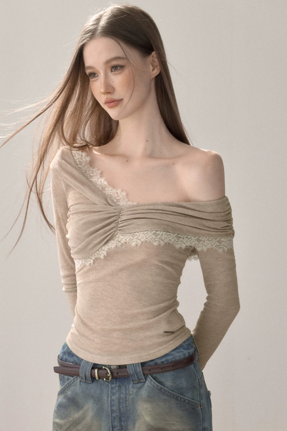 Sexy Off-Shoulder Lace Top