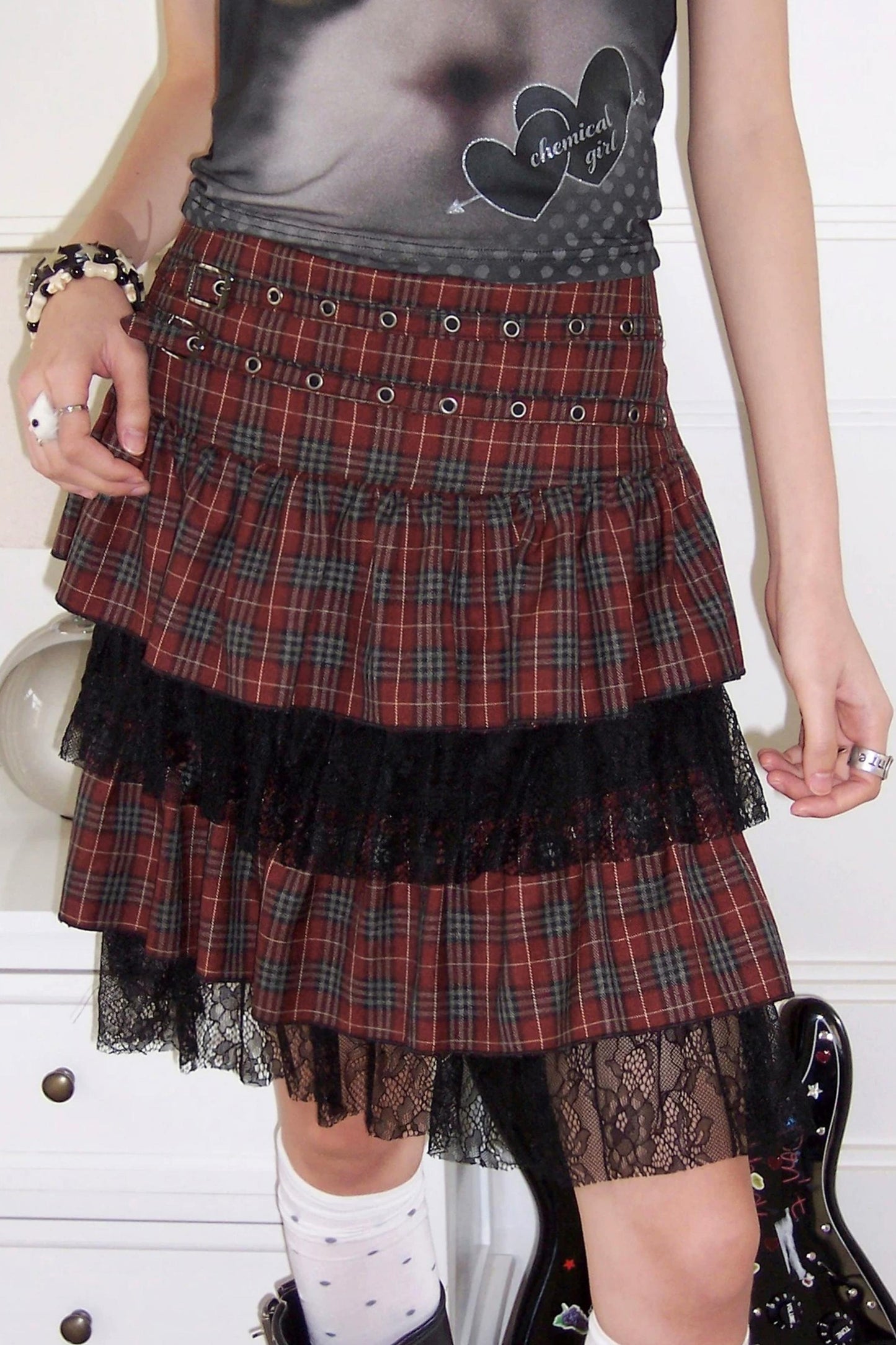 Retro Short Cake Skirt