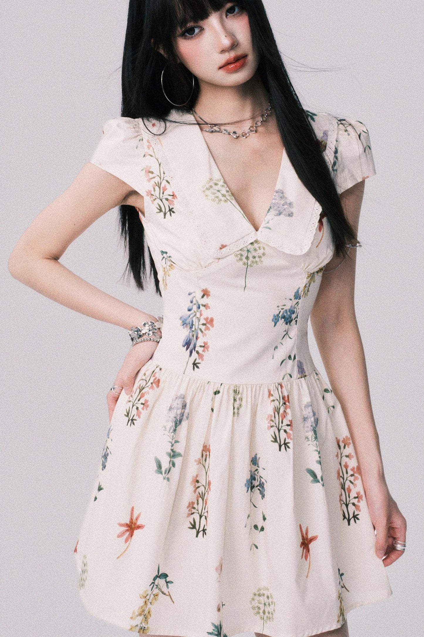 Floral French Doll Dress