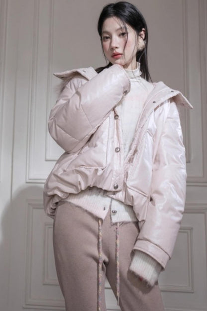 Wool Silk Flared Pants