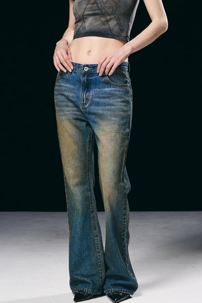 Distressed Denim Jeans