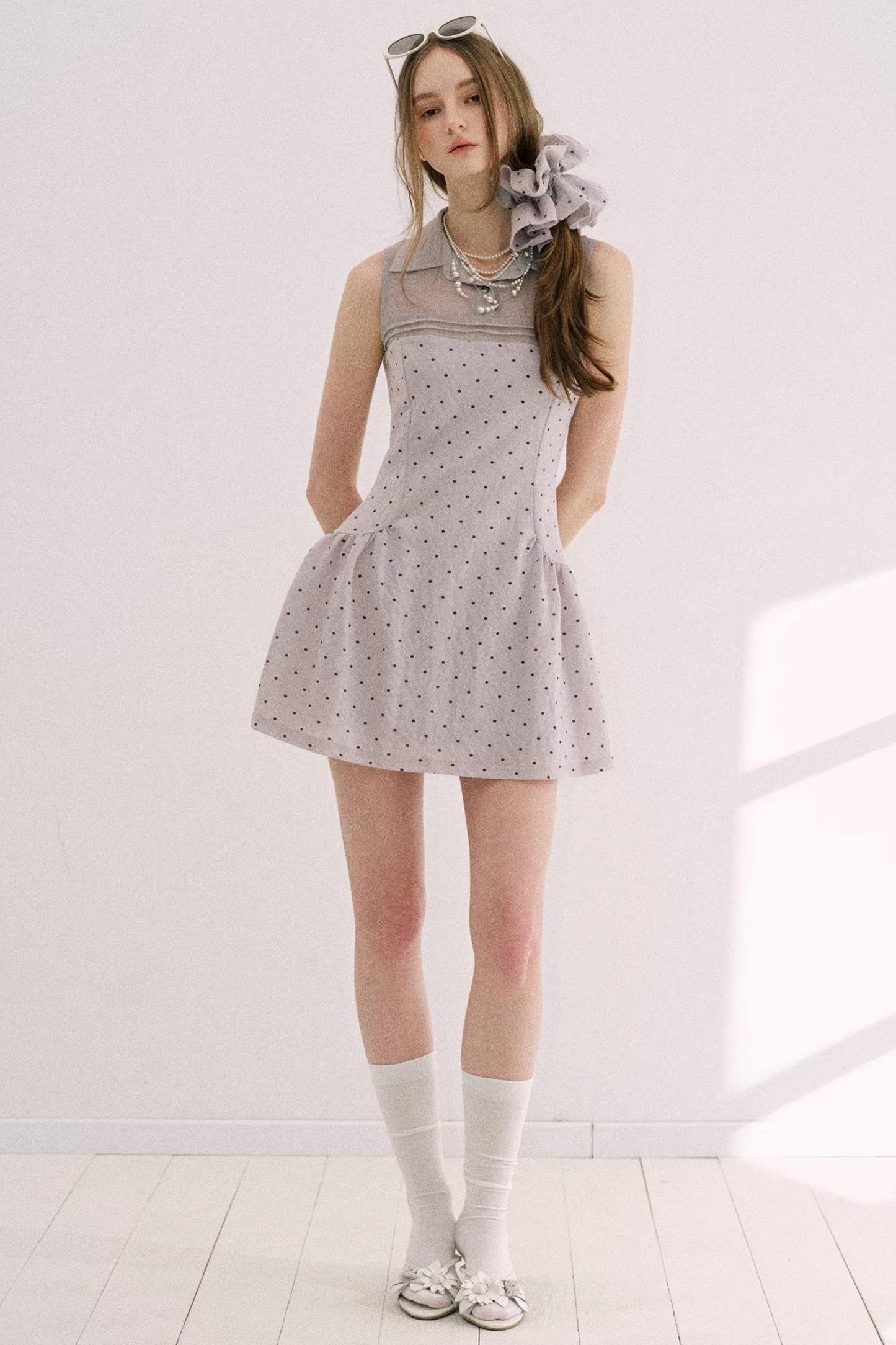 Misty Purple Retro Dress