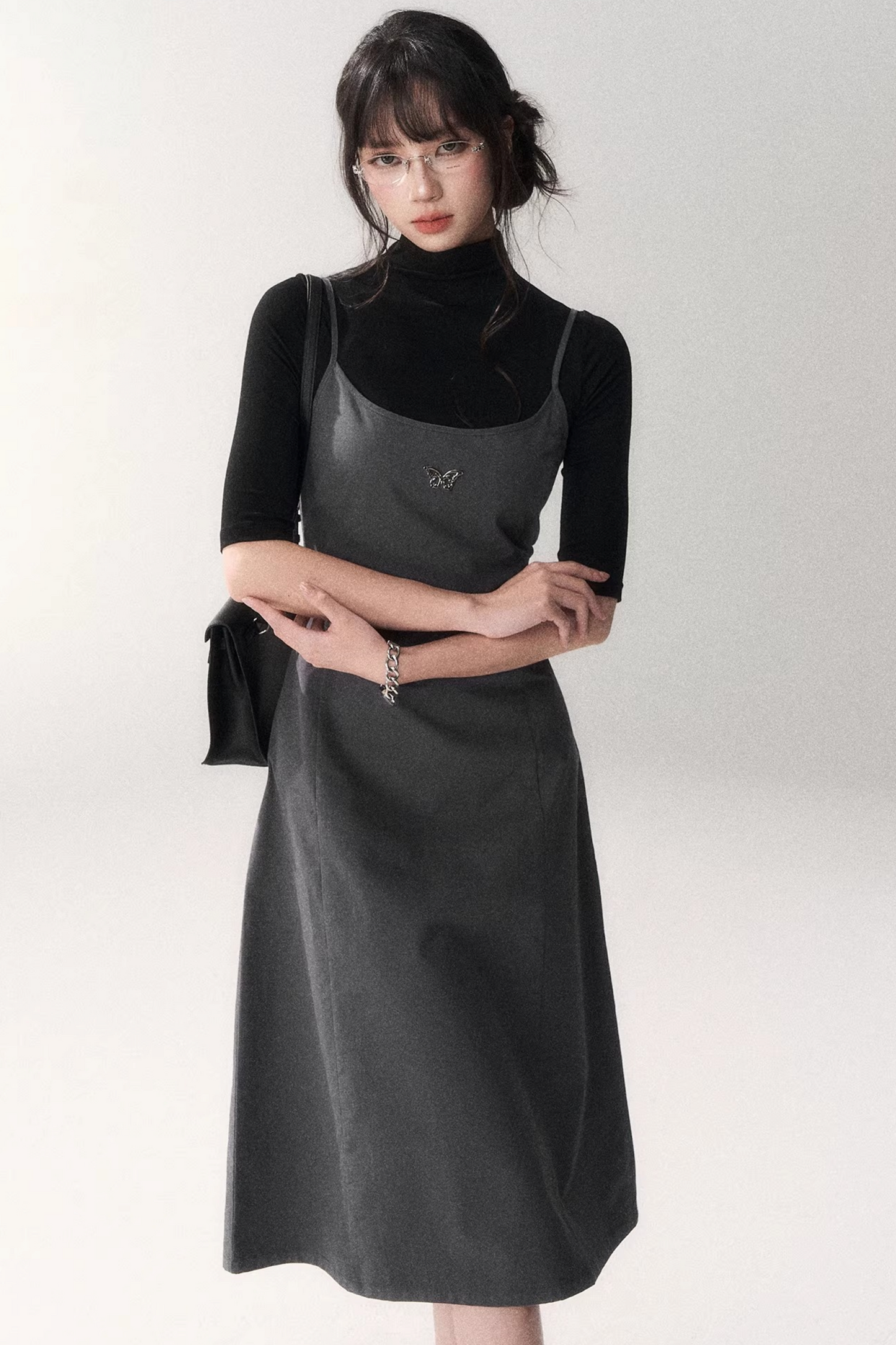 Retro Pure Cotton A-Line Dress