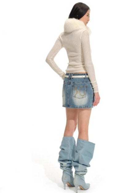 Double-Sided Fur Neck Warmer