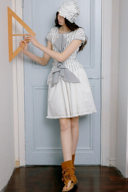 Ruffle Asymmetrical Skirt Set-Up