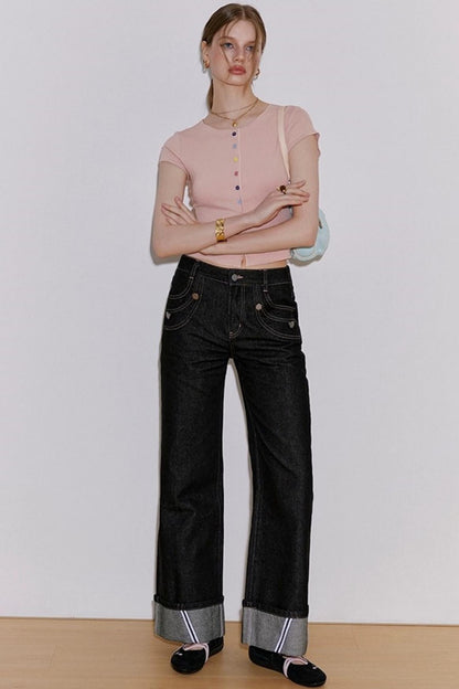 Summer Trail Curved Jeans