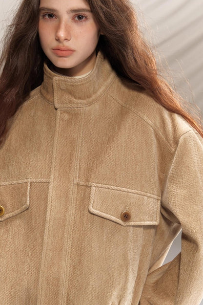 Corduroy Retro Flight Jacket