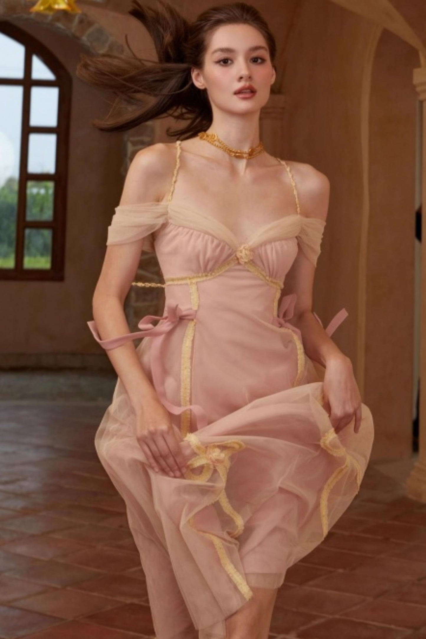 Egyptian Goddess Lace Dress