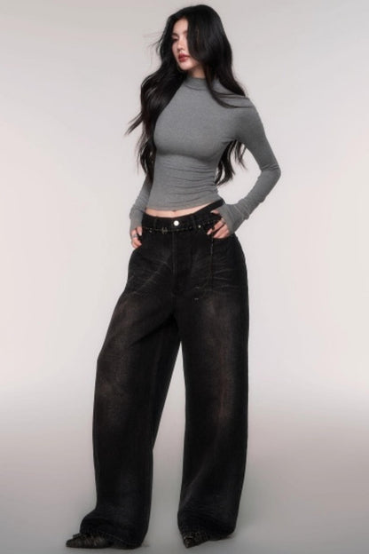 High Stretch Semi-Turtleneck Top