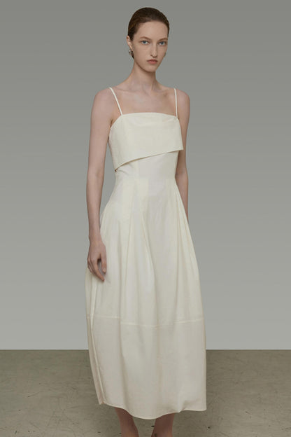 Flipped Neckline Dress