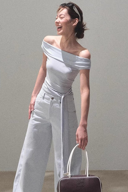 Summer Chic One-Shoulder Top