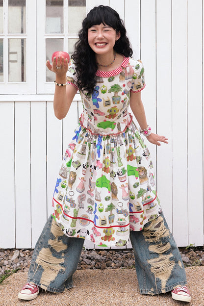 Unique Vintage Summer Dress