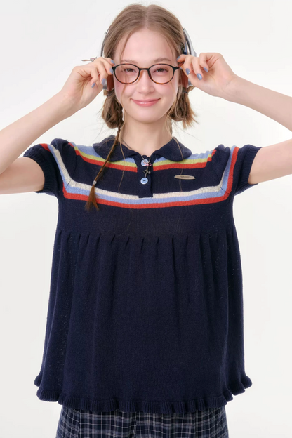 Dream Rainbow Knitted T-Shirt