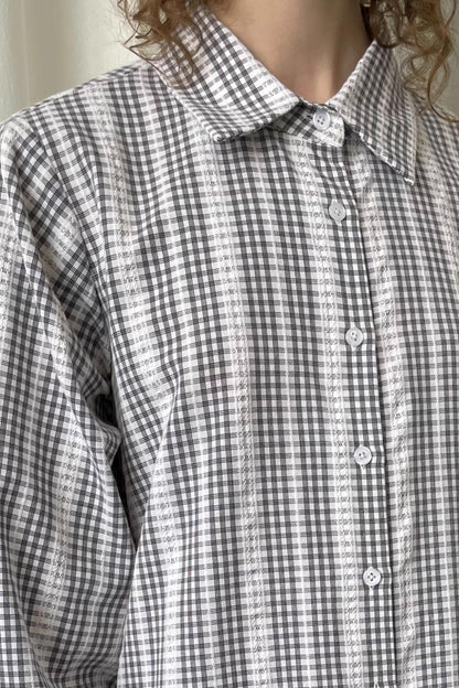 Loosestripe Long Sleeve Shirt Dress