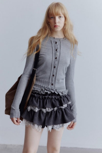 Three-dimensional Cardigan Wool Priming Set-Up