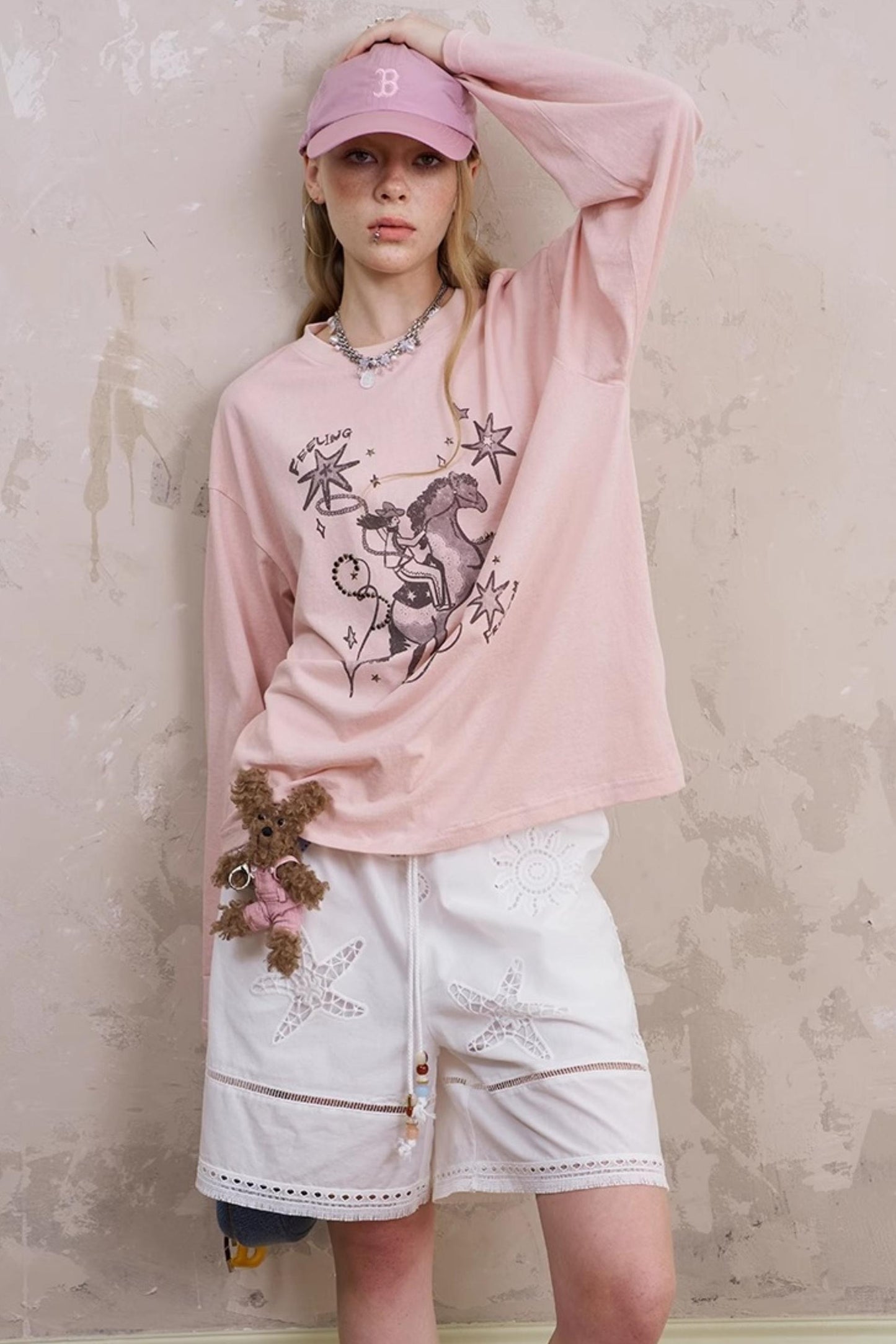 Airy Embroidered Summer Shorts