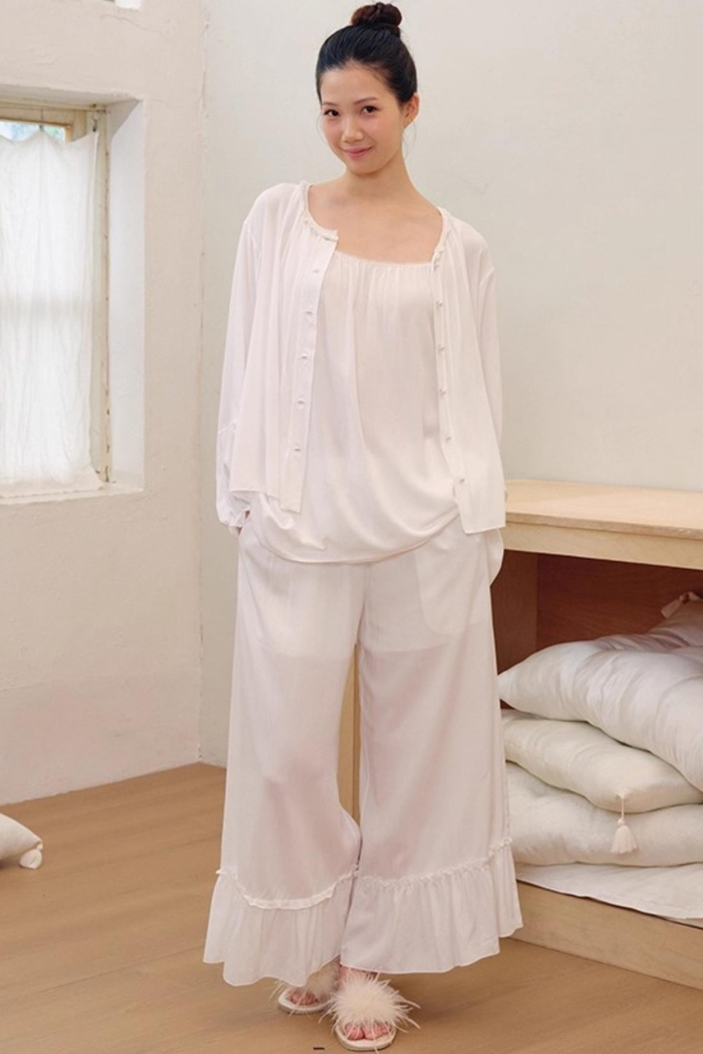Breeze Elastic Waist Slimming Pants