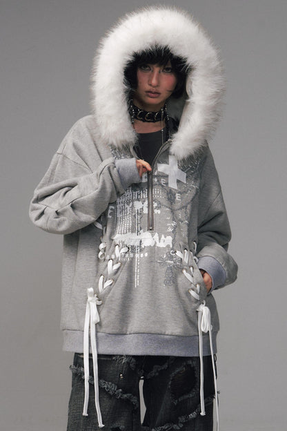 Back Garden Light Zipper Heavy Top