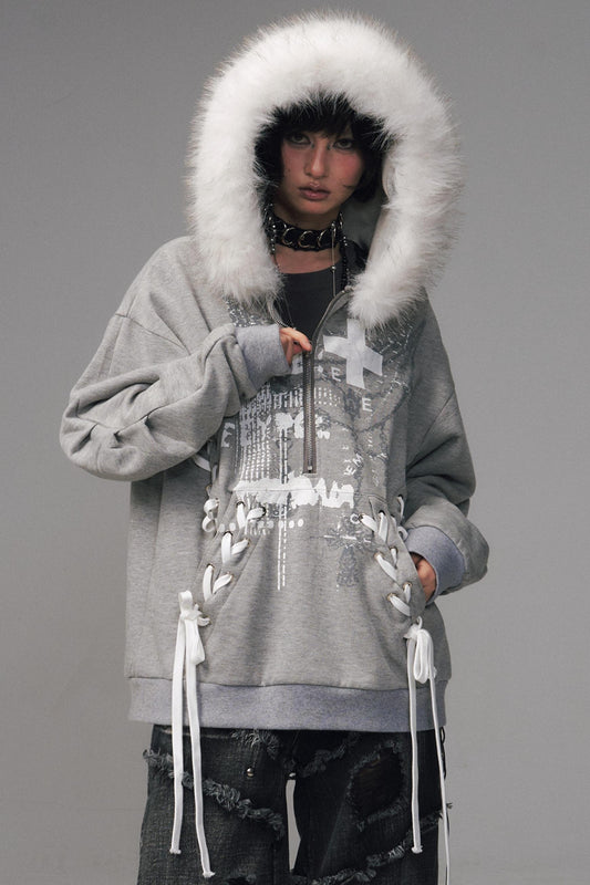 Back Garden Light Zipper Heavy Top