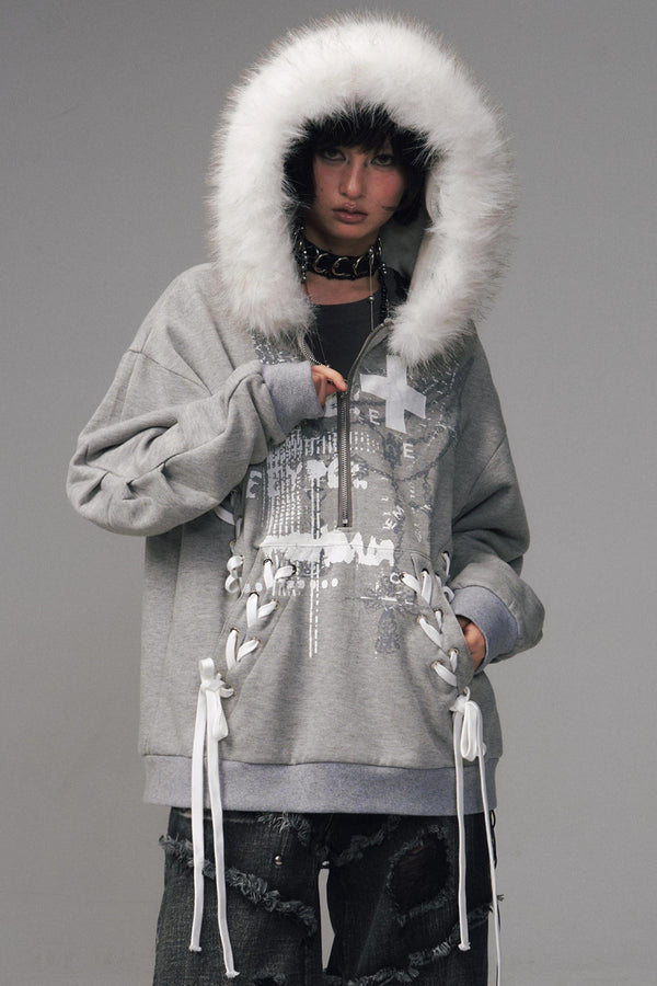 Back Garden Light Zipper Heavy Top