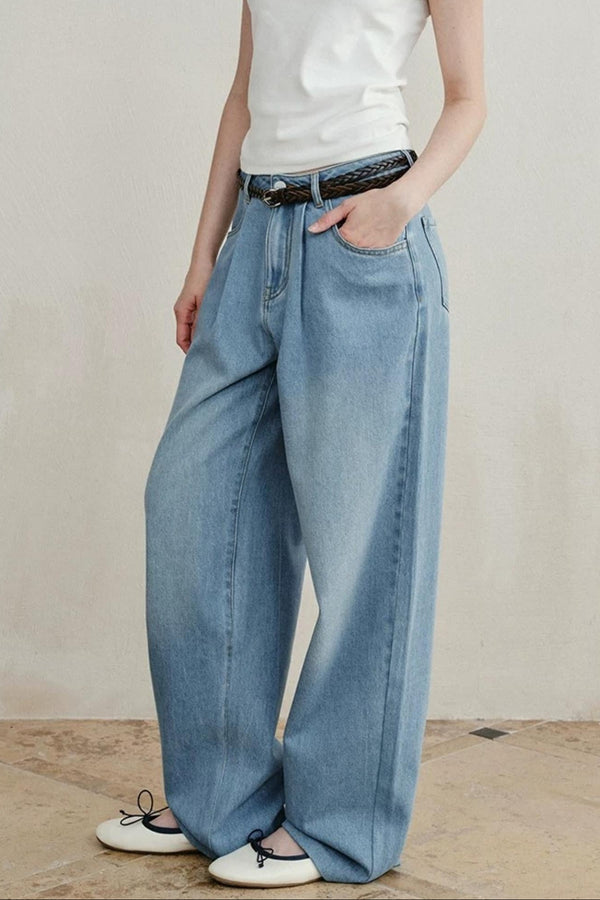 Sea Salt Washed Denim Pants