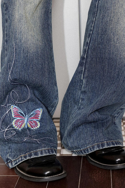 Dream Butterfly Bootcut Jeans