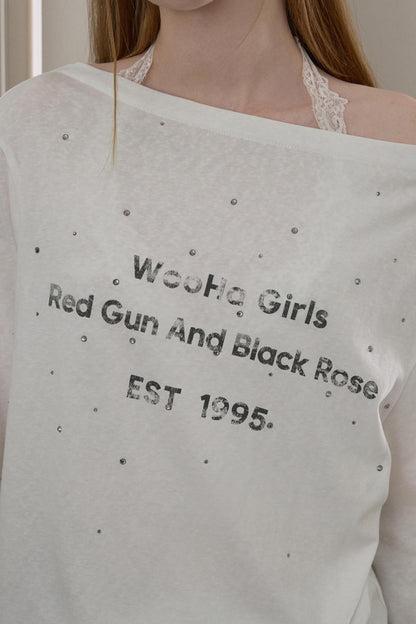 Diamond Mushroom Print T-Shirt