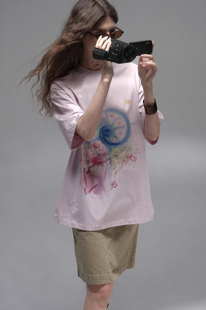 Wandering Cotton Denim Cargo Skirt