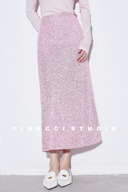 Blooming Pink Sparkle Skirt