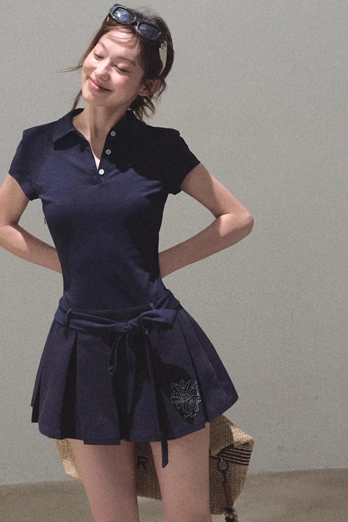 Cool Cotton Polo Dress
