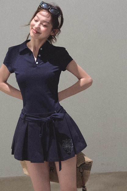 Cool Cotton Polo Dress